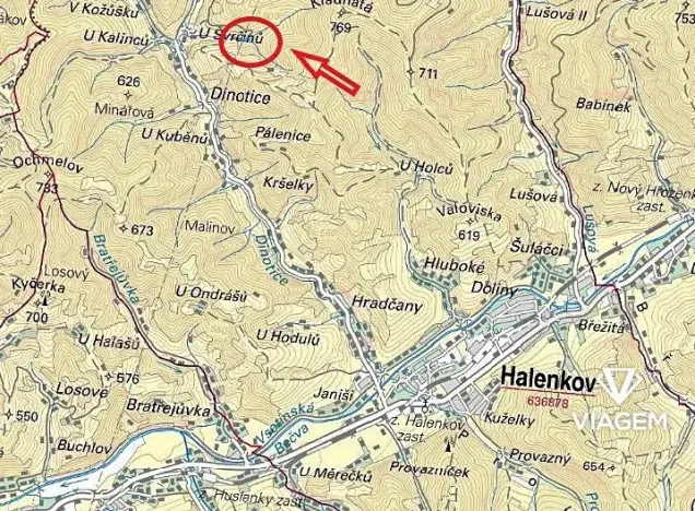 Prodej podílu lesa, Halenkov, 363 m2