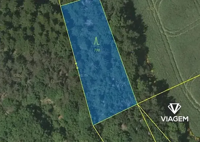 Prodej podílu lesa, Hrádek, 386 m2