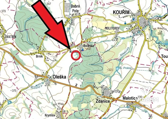 Prodej podílu pole, Oleška, 2176 m2