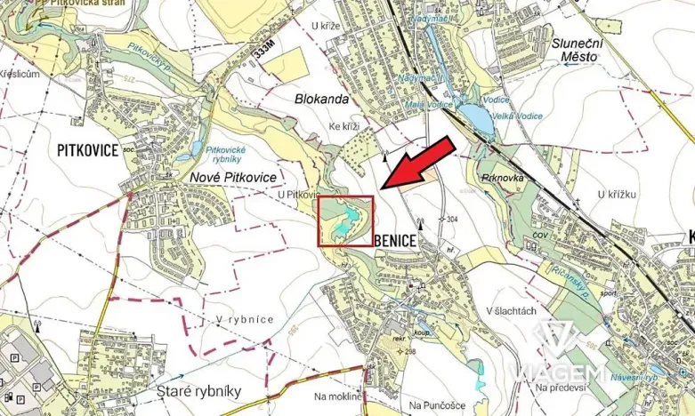 Prodej lesa, Praha, 5555 m2