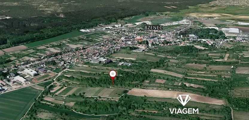 Prodej zahrady, Bzenec, 1621 m2