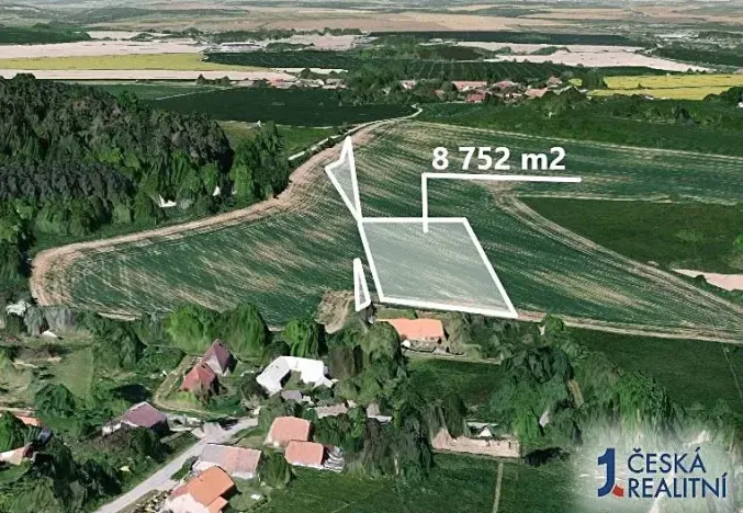 Prodej podílu pole, Bystřice, 4376 m2