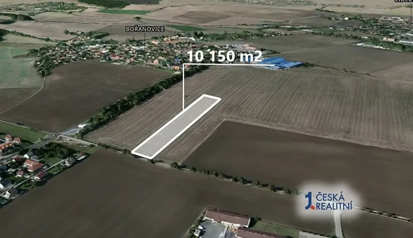 Prodej podílu pole, Bořanovice, 4229 m2