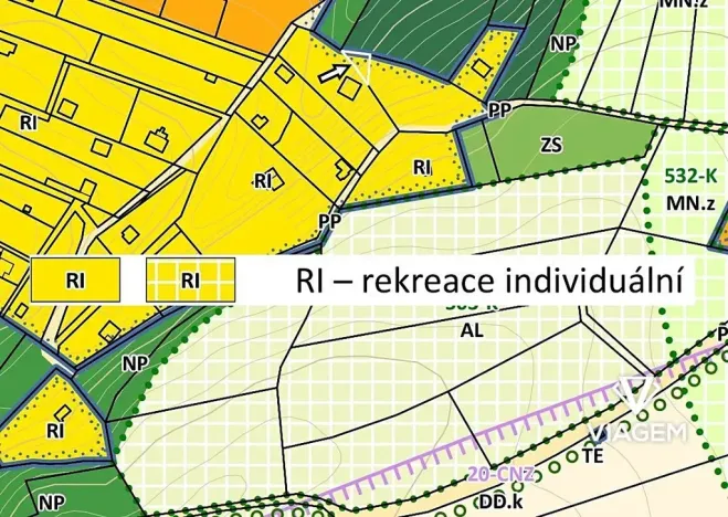 Prodej podílu zahrady, Mezouň, 70 m2