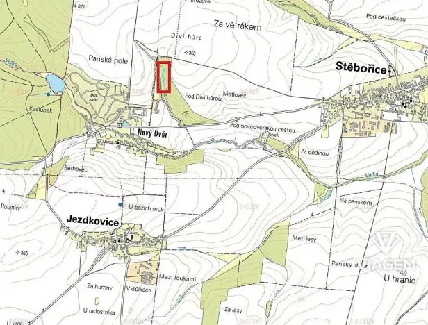 Prodej podílu lesa, Stěbořice, 1852 m2