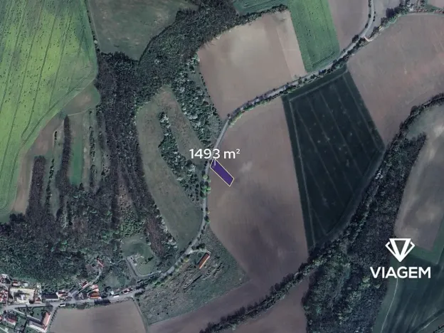 Prodej pole, Sazená, 1493 m2