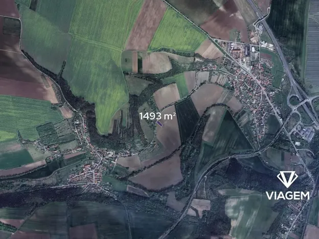 Prodej pole, Sazená, 1493 m2