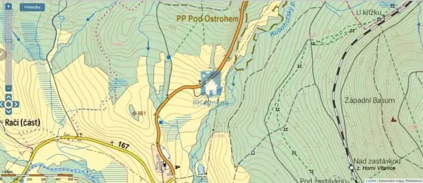 Prodej louky, Horní Vltavice, 2388 m2