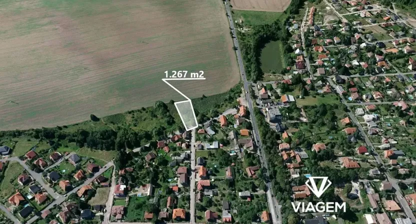 Prodej zahrady, Praha - Újezd nad Lesy, 1267 m2