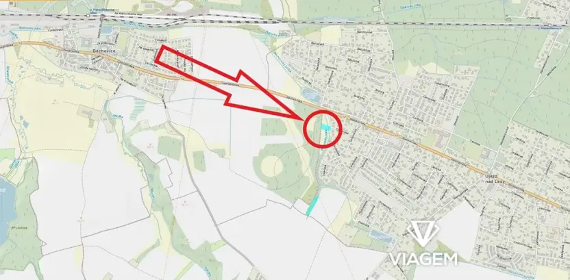 Prodej zahrady, Praha - Újezd nad Lesy, 1267 m2