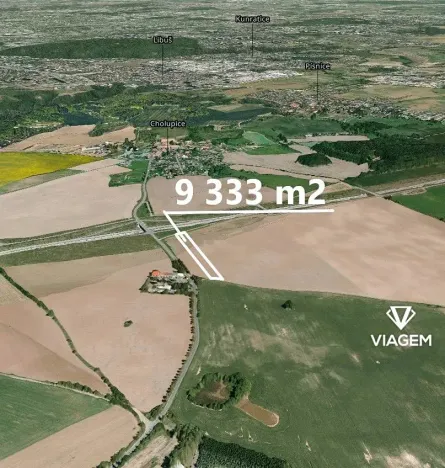 Prodej podílu pole, Praha - Cholupice, 2333 m2