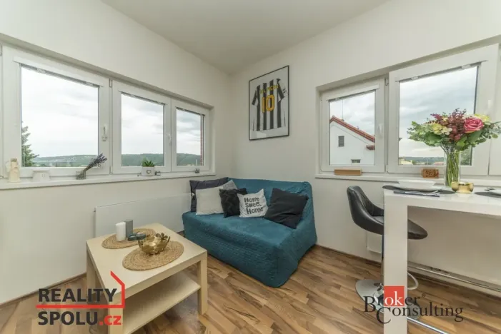 Pronájem bytu 1+kk, Praha - Modřany, K Vystrkovu, 36 m2