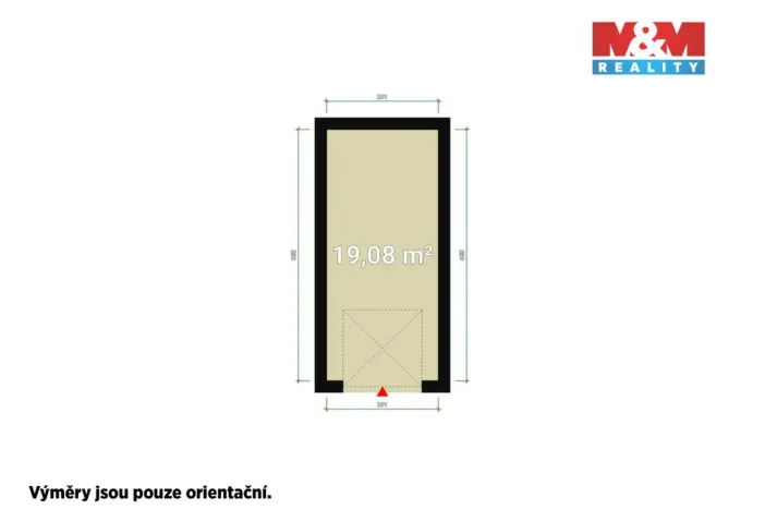 Pronájem garáže, Plzeň, Hradišťská, 19 m2