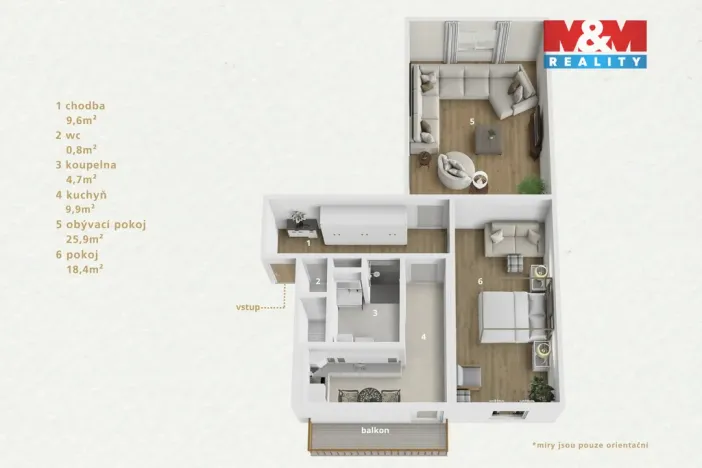 Prodej bytu 2+1, Karlovy Vary - Rybáře, Sokolovská, 77 m2