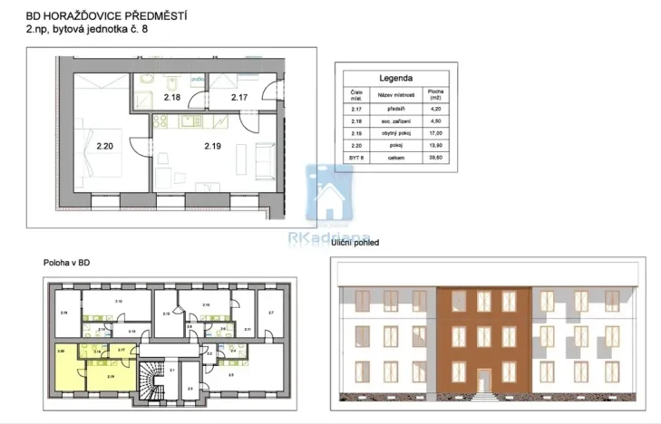 Prodej bytu 2+kk, Horažďovice, Předměstí, 39 m2