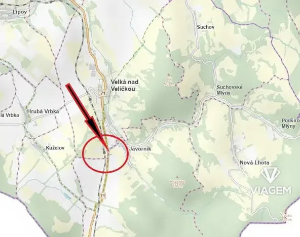 Prodej podílu pole, Javorník, 747 m2