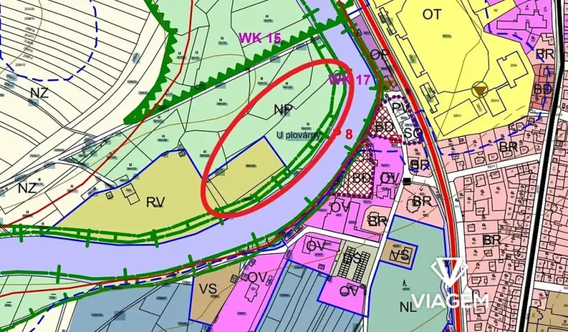 Prodej podílu komerčního pozemku, Soběslav, 1669 m2