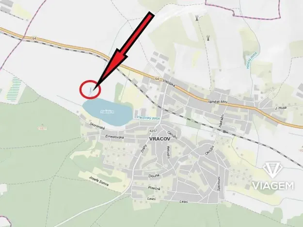 Prodej pole, Vracov, 412 m2