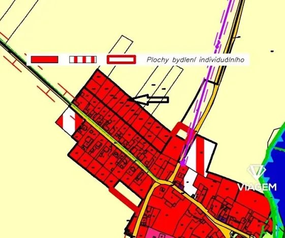 Prodej zahrady, Toušice, 907 m2