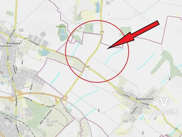 Prodej podílu pole, Kuchařovice, 2403 m2