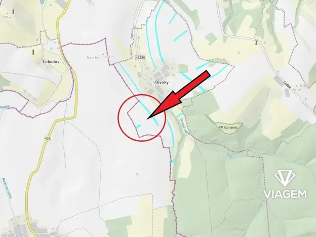Prodej podílu pole, Zdounky, 938 m2