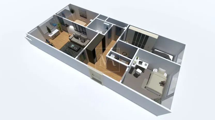 Prodej bytu 3+1, Praha - Střížkov, Jablonecká, 67 m2