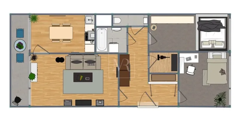 Prodej bytu 3+1, Praha - Střížkov, Jablonecká, 67 m2