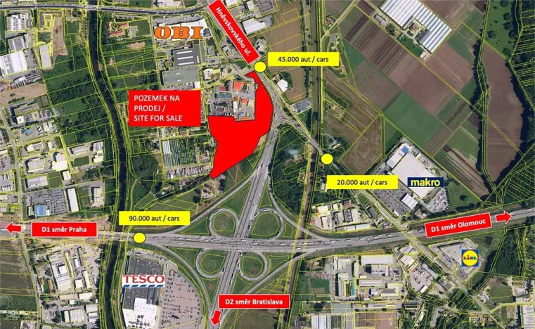 Prodej komerčního pozemku, Brno, 5000 m2