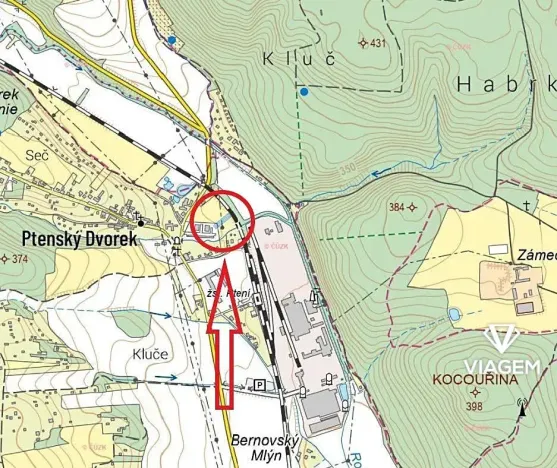 Prodej zahrady, Ptení, 1374 m2