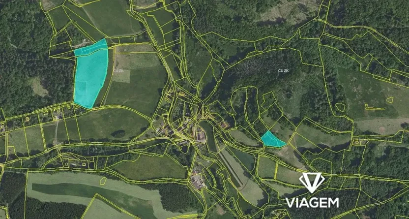 Prodej podílu pole, Velké Popovice, 444 m2