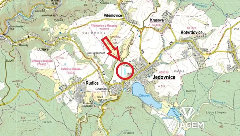 Prodej pozemku pro bydlení, Jedovnice, 7224 m2