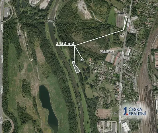 Prodej komerčního pozemku, Ostrava, 2432 m2