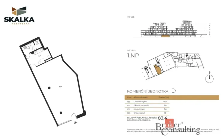 Prodej obchodního prostoru, Železná Ruda, Klatovská, 82 m2