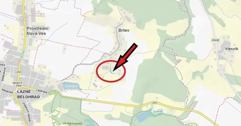 Prodej podílu zahrady, Lázně Bělohrad, 117 m2