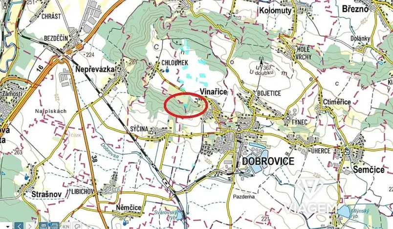 Prodej pole, Vinařice, 5664 m2