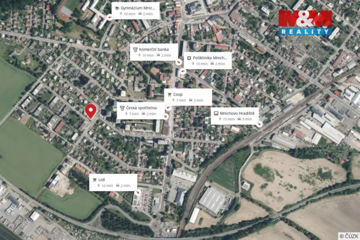 Pronájem bytu 2+1, Mnichovo Hradiště, V Cestkách, 60 m2