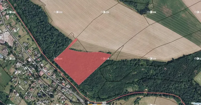 Prodej lesa, Prosečné, 33835 m2