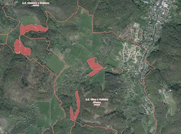 Prodej louky, Velké Březno, 40496 m2