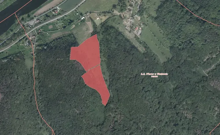 Prodej louky, Těchlovice, 42359 m2