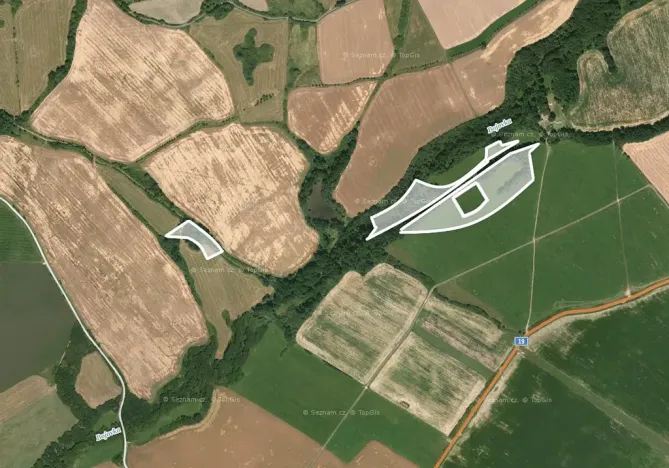 Prodej podílu pole, Spálené Poříčí, 1518 m2