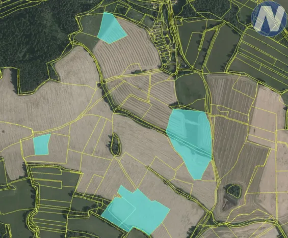 Prodej louky, Čkyně, 73041 m2