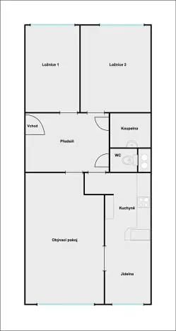 Prodej bytu 3+1, Praha - Nusle, Kloboučnická, 73 m2