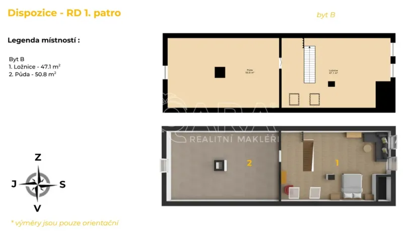 Pronájem rodinného domu, Hudlice, Hořejší, 137 m2