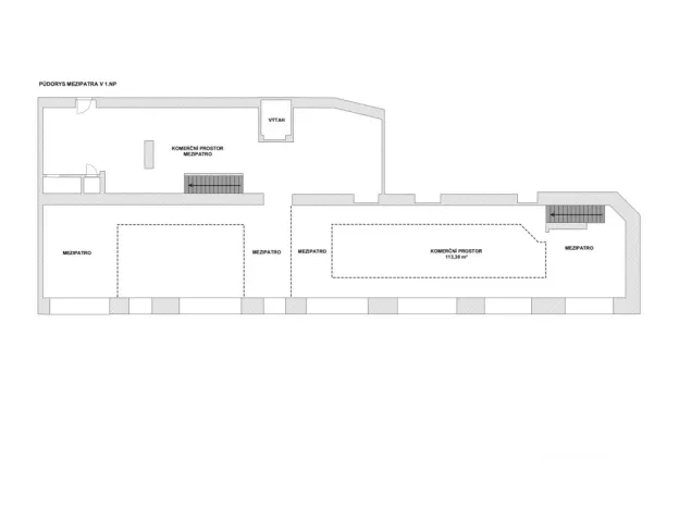 Prodej obchodního prostoru, Brno - Zábrdovice, Koliště, 345 m2