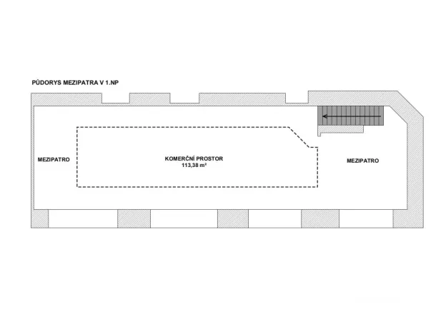 Prodej obchodního prostoru, Brno - Zábrdovice, Koliště, 177 m2
