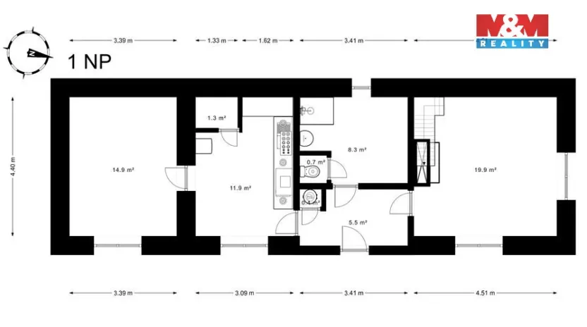Prodej rodinného domu, Dvory, 89 m2