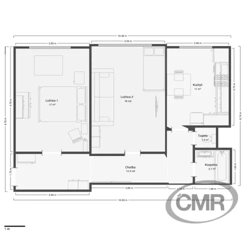 Prodej bytu 2+1, Praha, Herálecká I, 69 m2