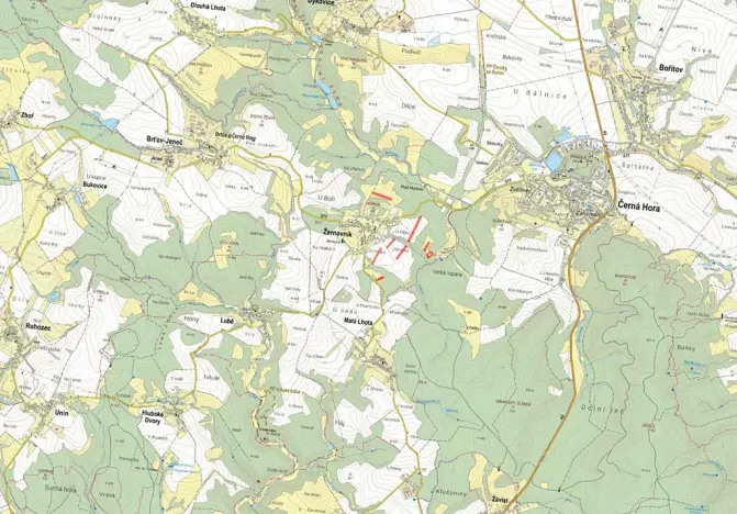 Prodej pole, Žernovník, 5300 m2