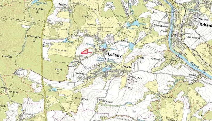 Prodej pole, Lešany, 11138 m2