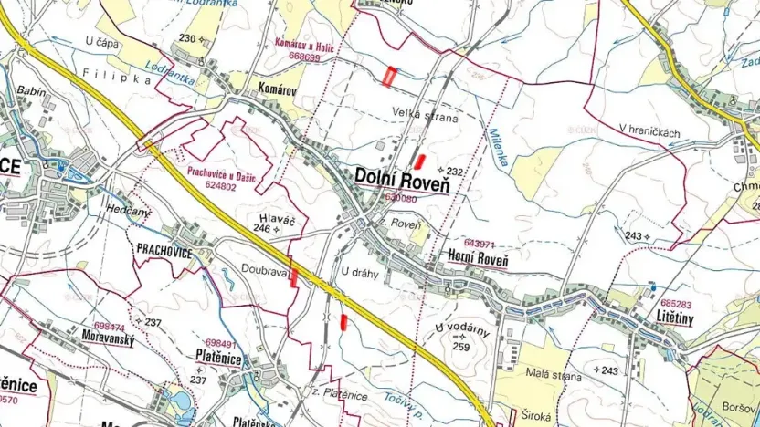 Prodej pole, Dolní Roveň, 36215 m2